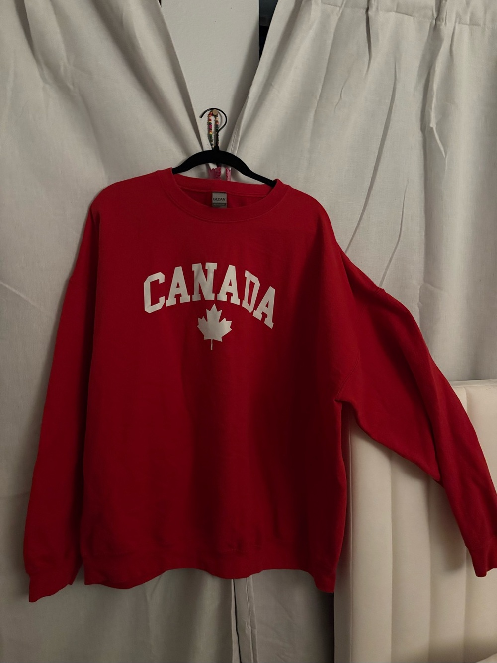 Red Canada Crewneck Sweatshirt - Unbranded